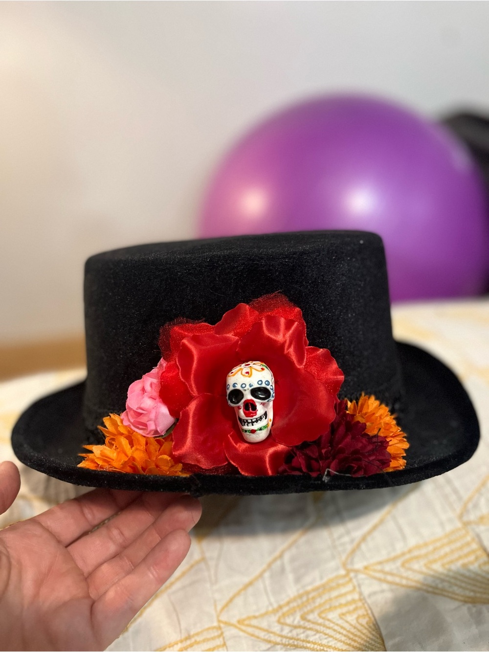Day of the Dead (Día de los Muertos) Top Hat